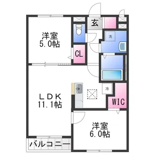 Cozumel(コスメル)【1階】の間取り