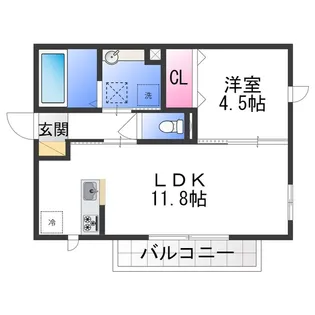 プチ アングル【2階】の間取り