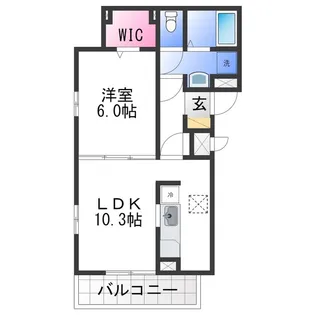 メゾン スターブル【1階】の間取り