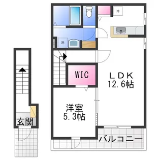 アーバンエステート和泉中央Ⅱ【2階】の間取り