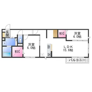raffinato金剛【2階】の間取り