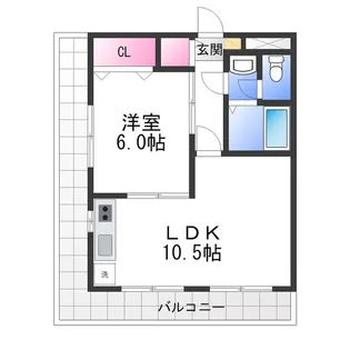 第二山内マンション【3階】の間取り