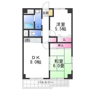 ハイマート宮山台【3階】の間取り