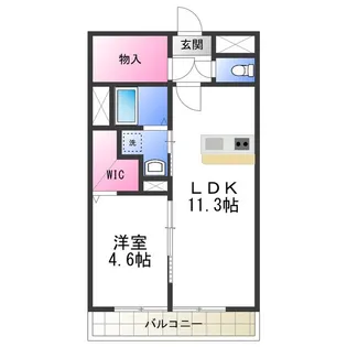 ヴィラコート TYA【2階】の間取り