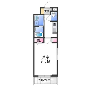 ルミウスV【3階】の間取り