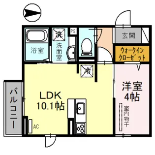 Enew金剛【2階】の間取り