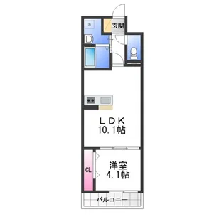 FREEDOM residence堺深井沢町【1階】の間取り