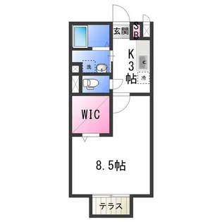 シャルト【1階】の間取り