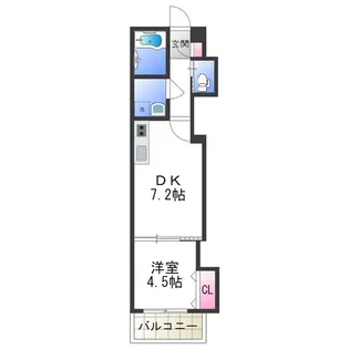 TKアンバーコート浜寺【3階】の間取り