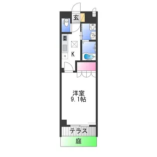 Paradiso(パラディーゾ)【1階】の間取り
