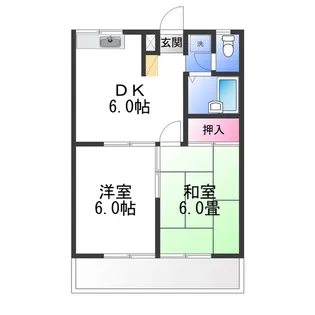 アミューズメント和泉【1階】の間取り