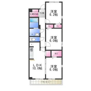 メゾン・ファミーユⅠ【2階】の間取り