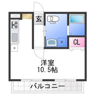 南の風 ラ・サンブラ【2階】の間取り