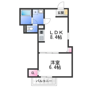 F+style西取石3号館【3階】の間取り