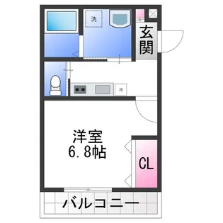 ALEGRIA津久野North【1階】の間取り