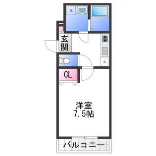ALEGRIA津久野North【2階】の間取り