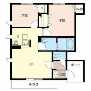 シャーメゾン ウィルA棟【1階】の間取り