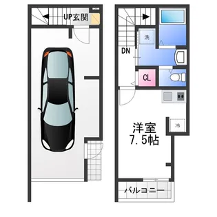 大阪府堺市東区日置荘西町7丁【一戸建】の間取り