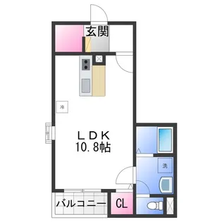 F+style狭山・池尻中2号館【2階】の間取り