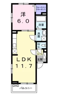 グラン・シャリオ【3階】の間取り