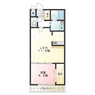 フジパレス トゥインクル【1階】の間取り