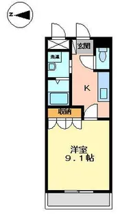 ヴィラ ハピラパナ【1階】の間取り