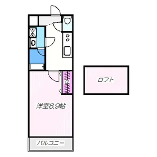 フジパレス初芝ウエスト【2階】の間取り