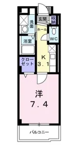 プリムローズヒル【1階】の間取り