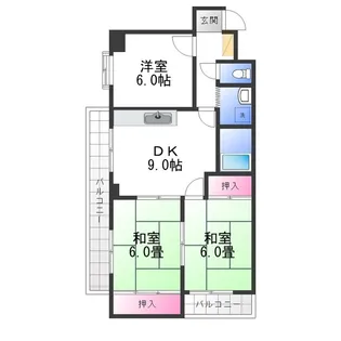 3DKの間取り画像