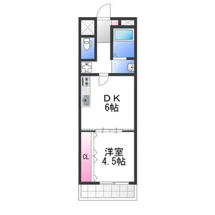 エスペラール・ミヤ【1階】の間取り