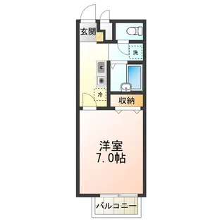 プレジール 取石【1階】の間取り