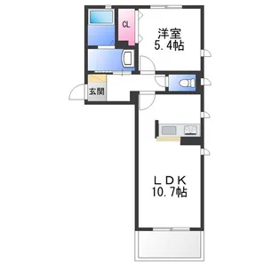 リラフォート【1階】の間取り