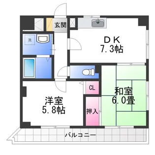 グランエクセル高師浜【1階】の間取り