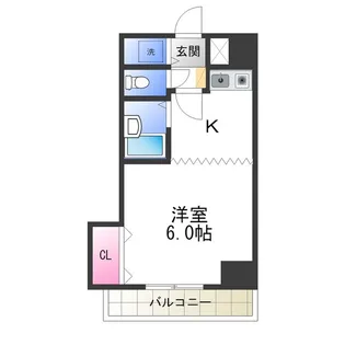 1Kの間取り画像