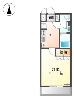 ベルメゾンSKY  【2階】の間取り