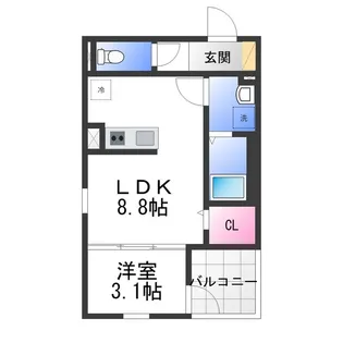 F+style西取石4号館【1階】の間取り
