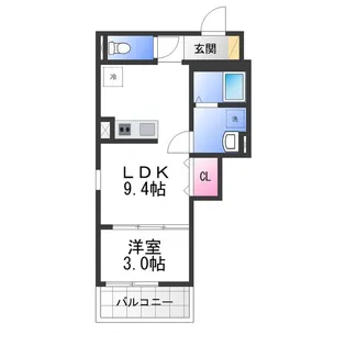F+style西取石4号館【3階】の間取り