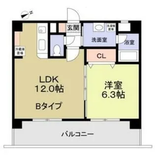 パラッツオ・アルモーニア【3階】の間取り