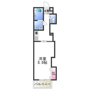 TKアンバーコート浜寺【1階】の間取り