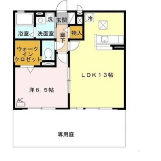 シャイニーパーク【1階】の間取り