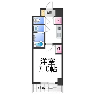 Alivis堺浜寺【7階】の間取り