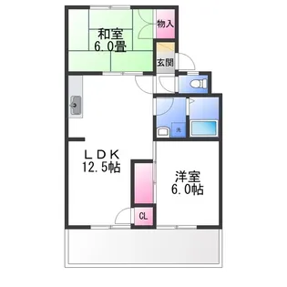 ファミリーハイツTY【1階】の間取り