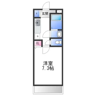 グランソレイユK&J壱番館【2階】の間取り