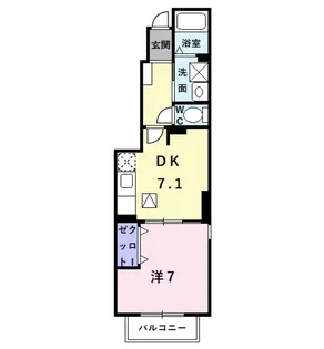 エスプワールC【1階】の間取り