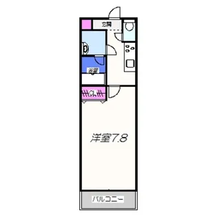 1Kの間取り画像