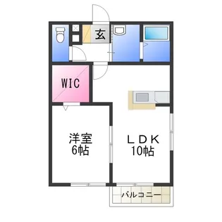 グランドゥールコート【2階】の間取り