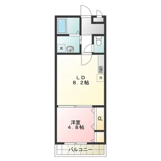 フジパレス石津川WEST【3階】の間取り