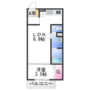 F+style天美東4号館【1階】の間取り