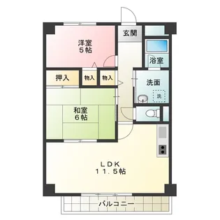 オークス21【2階】の間取り