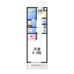 ルミエールマゴジⅢ【4階】の間取り